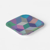 Assiettes En Carton Cube III (Angulaire)