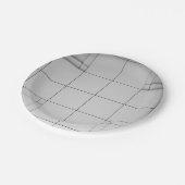 Assiettes En Carton Cubes Abstraits (Angle)