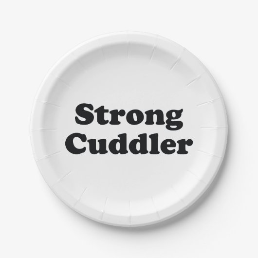 Assiettes En Carton Cuddler fort (Devant)
