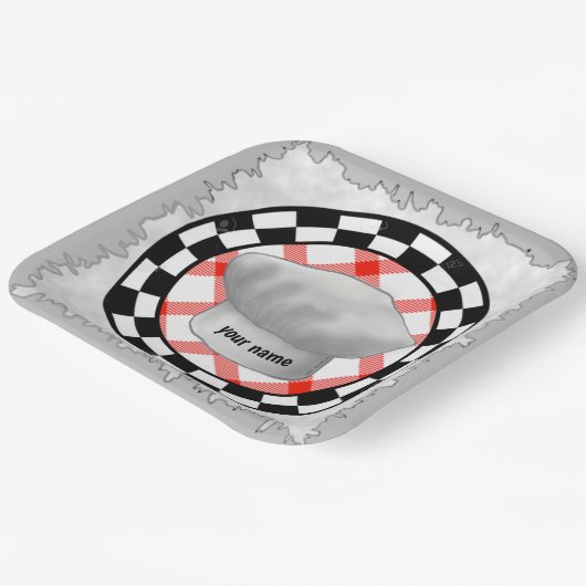 Assiettes En Carton Cuisine casquette (Angulaire)