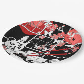 Assiettes En Carton Cuisine japonaise (Angle)