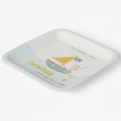 Assiettes En Carton Cuisine Pêche Ours Star Voilier N'Importe Quel Âge (Angulaire)