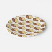 Assiettes En Carton Cuisine soule classique Poulet frit et gaufres Din (Angle)