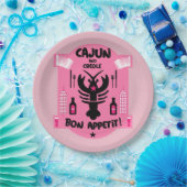 Assiettes En Carton Cuisines Cajun et Créole (Fête)