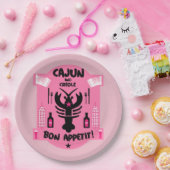 Assiettes En Carton Cuisines Cajun et Créole (Fête)