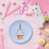 Assiettes En Carton Cup Cake (Fête)