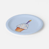 Assiettes En Carton Cup Cake (Angle)
