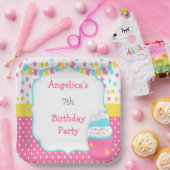 Assiettes En Carton Cupcake and Sprinkles Birthday Party (Fête)