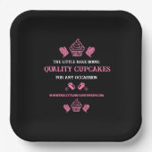 Assiettes En Carton Cupcake Baker (Recto)