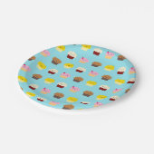 Assiettes En Carton Cupcake de Kawaii (Angle)
