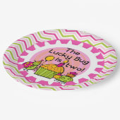 Assiettes En Carton Cupcake Lucky Bug 2e Plaques papier d'anniversaire (Angle)