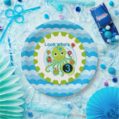 Assiettes En Carton Cupcake Octopus Plaques de papier d'anniversaire 3 (Fête)