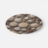 Assiettes En Carton cupcakes blancs (Angle)