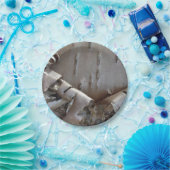 Assiettes En Carton Curly Birch Bark Tree Rustic (Fête)