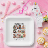 Assiettes En Carton Custom Best Papa Ever Fête des pères 9 Photo Colla (Fête)