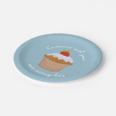 Assiettes En Carton Custom Cute Strawberry Bun (Angle)