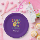 Assiettes En Carton Custom Happy 6th Birthday Party (Fête)