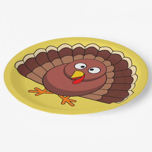 Assiettes En Carton Customiser plaque de Turquie (Angle)