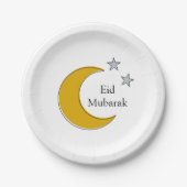 Assiettes En Carton Customizable Eid Paper Plates (Devant)