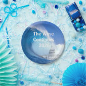 Assiettes En Carton Customize Blue Wave Election 2026 (Fête)