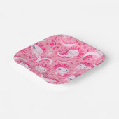 Assiettes En Carton Cute axolotl birthday (Angulaire)