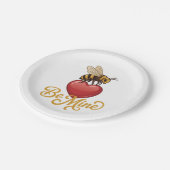Assiettes En Carton Cute Be Mine Honeycomb  (Angle)