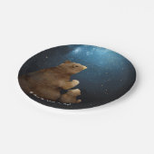 Assiettes En Carton Cute Bear Twinkle Little Star (Angle)