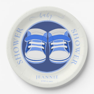 ASSIETTES EN CARTON CUTE BÉBÉ BOOTIES BABY SHOWER