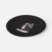 Assiettes En Carton Cute Bernese Mountain Dog in a Christmas Tree for (Angle)