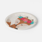 Assiettes En Carton Cute Boho Chic Fox (Angle)