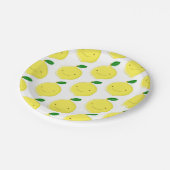 Assiettes En Carton Cute Cartoon Lemon Pattern (Angle)