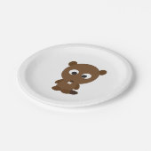 Assiettes En Carton Cute castor (Angle)