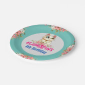 Assiettes En Carton Cute Cat Kitten Theme Fête d'anniversaire pour enf (Angle)