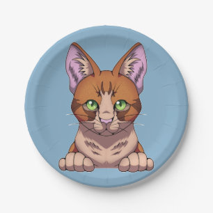 Assiettes En Carton Cute chat