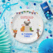 Assiettes En Carton Cute Chien Chiot Puppy Theme Fête d'Anniversaire d (Fête)