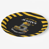 Assiettes En Carton Cute Construction 5e fête d'anniversaire (Angle)