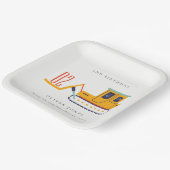 Assiettes En Carton Cute Construction Fourche Ascenseur N'Importe Quel (Angulaire)