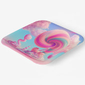 Assiettes En Carton Cute Coton Bonbons Nuages Papier Plaque (Angulaire)