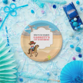 Assiettes En Carton Cute Cowboy 1ère fête d'anniversaire (Fête)