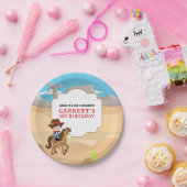 Assiettes En Carton Cute Cowboy 1ère fête d'anniversaire (Fête)