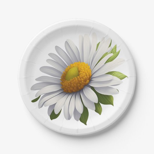 Assiettes En Carton Cute Daisy — Puissance des fleurs (Devant)