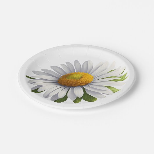 Assiettes En Carton Cute Daisy — Puissance des fleurs (Angle)