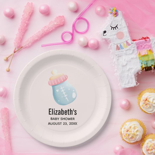 Assiettes En Carton Cute de Bottle (Fête)