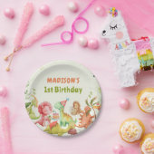 Assiettes En Carton Cute Dinosaur Vert Anniversaire Plaques Papier de  (Fête)