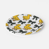 Assiettes En Carton Cute Ducks & Bows Party Paper Plates (Angle)