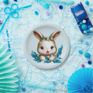 Assiettes En Carton Cute et adorable Kawaii Baby Bunny