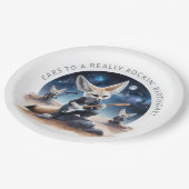 Assiettes En Carton Cute Fennec Renards Rocheuses Guitares Acoustiques (Angle)