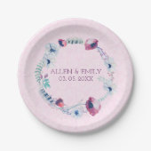 Assiettes En Carton Cute Floral (Devant)