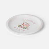 Assiettes En Carton Cute Floral Teups (Angle)
