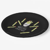 Assiettes En Carton Cute Fries Restaurant Anniversaire Plaque Papier (Angle)